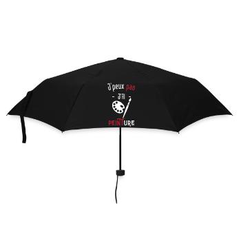 j'peux pas j'ai peinture - Parapluie standard - noir - Devant