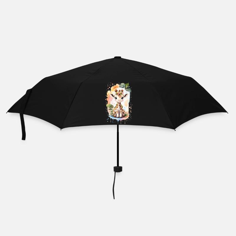 Giraffe - Umbrella (small) - black
