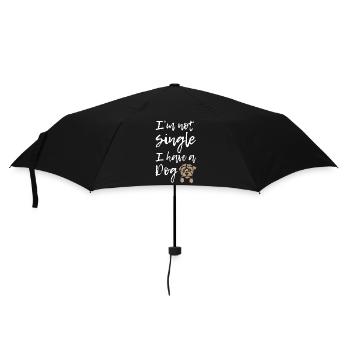 I Am Not Single I Have a Dog - Umbrella (small) - black - Front