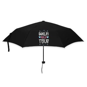 Berlin Girls Tour Heart - Umbrella (small) - black - Front
