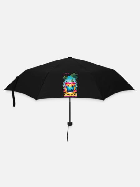 Er sagte: Hawaii oder ich - Regenschirm (klein) - Schwarz
