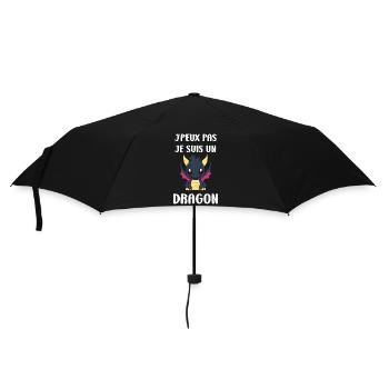 Bébé dragon - Parapluie standard - noir - Devant