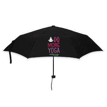 To More Yoga - Umbrella (small) - black - Front