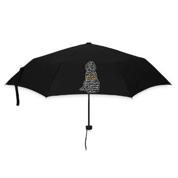 Bernedoodle Dog - Umbrella (small) - black - Front