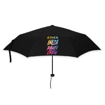 Ibiza Party Crew Colorful - Umbrella (small) - black - Front