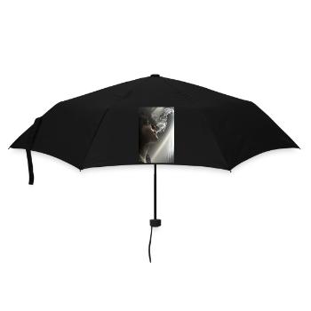 55397888 DB65 4167 BF9B 5062AC4EBEA4 - Regenschirm (klein) - Schwarz - Vorne