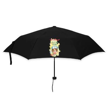 Gute Pflege? Ich bin dabei als Pflegekraft - Regenschirm (klein) - Schwarz - Vorne