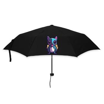 Écureuil Halloween Animal - Parapluie standard - noir - Devant