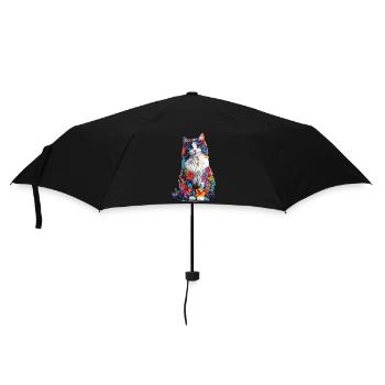 Stoffpuppe - Regenschirm (klein) - Schwarz - Vorne