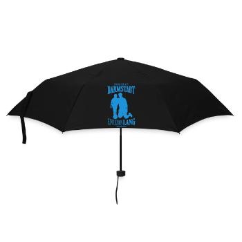 Darmstadt Fußball Tradition Geschenk - Regenschirm (klein) - Schwarz - Vorne