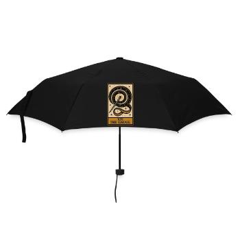 Die genaue Tarot-Nähprobe - Regenschirm (klein) - Schwarz - Vorne