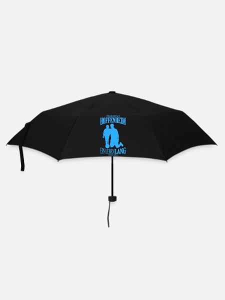Hoffenheim Fußball Fans Geschenk - Regenschirm (klein) - Schwarz