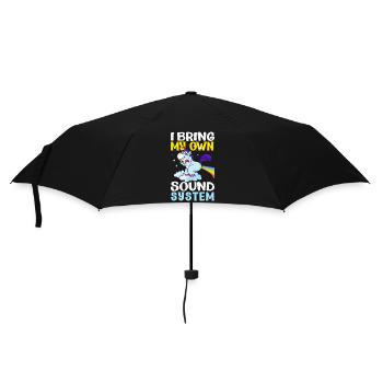 Public Fart Funny Inappropriate - Umbrella (small) - black - Front