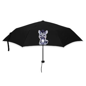 Zebra - Umbrella (small) - black - Front
