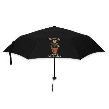 Lustiger Garten-humor, Pflanzenliebhaber, - Regenschirm (klein) - Schwarz - Vorne