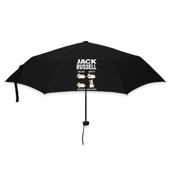 Lustiges Jack Russell Besitzer Geschenk - Regenschirm (klein) - Schwarz - Vorne