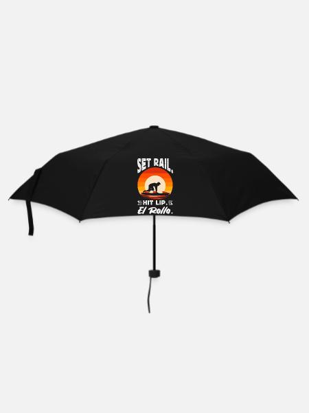Surfen Surfboarder Bodyboarder - Regenschirm (klein) - Schwarz