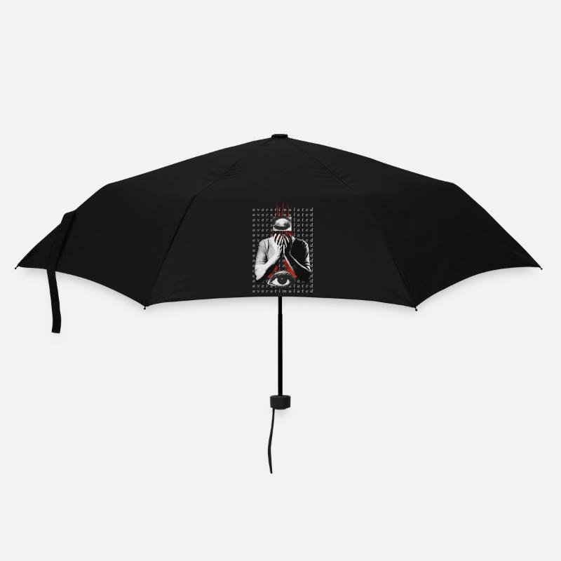 Overstimulated - Umbrella (small) - black