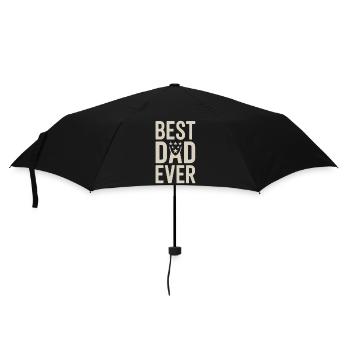 Meilleur T-shirt Papa de tous les temps – Cadeau pour Papa et Papa - Parapluie standard - noir - Devant