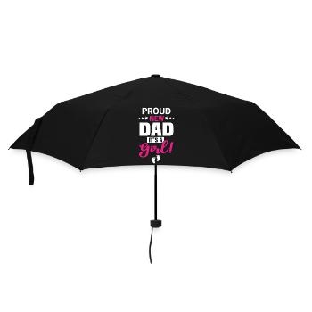 Stolzer neuer Vater, es ist ein Mädchen. - Regenschirm (klein) - Schwarz - Vorne
