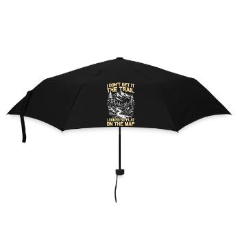 I don't get it Hiking Mountains Mountaineering - Umbrella (small) - black - Front