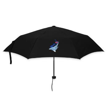 Baleine à bosse Nouvelle-Zélande - Parapluie standard - noir - Devant