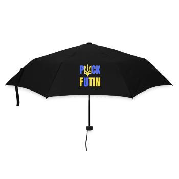 Puck Futin - Regenschirm (klein) - Schwarz - Vorne