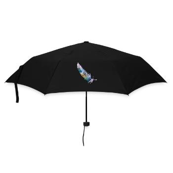 Feather - Umbrella (small) - black - Front