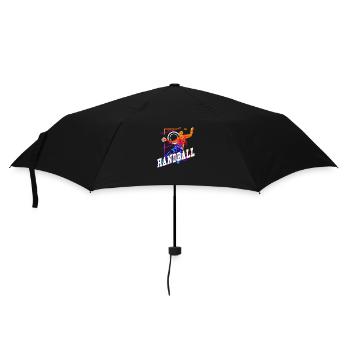 Handball Handball Player Handball Player Vintage Retro - Umbrella (small) - black - Front