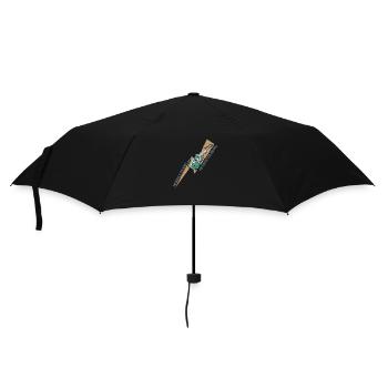 Guitar Heart and Soul Rock & Roll Music Gift - Umbrella (small) - black - Front