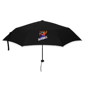 Handball Handball Player Handball Player Vintage Retro - Umbrella (small) - black - Front