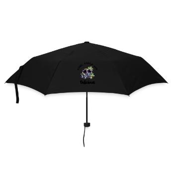 Cool fresh and delicious - Umbrella (small) - black - Front