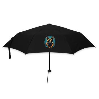 Urban Guardian: Sheepdog street vibes - Parapluie standard - noir - Devant