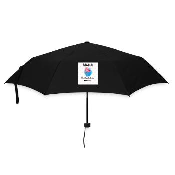 Flamingo Admit It Life Would Be Boring Without Me - Umbrella (small) - black - Front