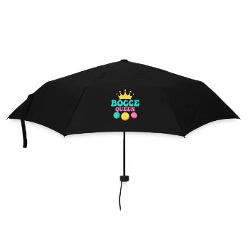 Joueur d’équipe Pétanque Queen Petangue - Parapluie standard - noir - Devant