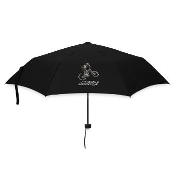 MTB-Abfahrt - Regenschirm (klein) - Schwarz - Vorne