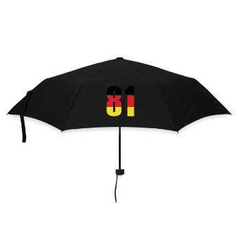 Maillot de l’Allemagne numéro 81 - Parapluie standard - noir - Devant