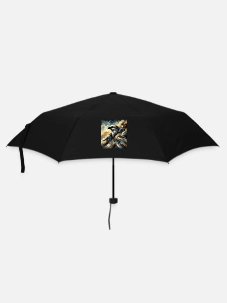 Abstract Eagle - Umbrella (small) - black