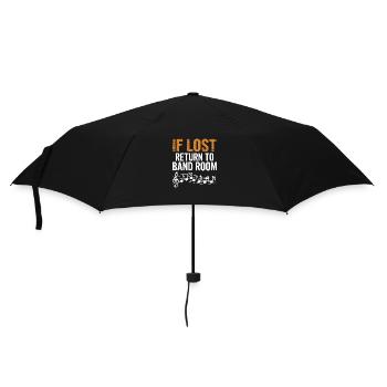 Perfect for musicians with a sense of humor - Umbrella (small) - black - Front