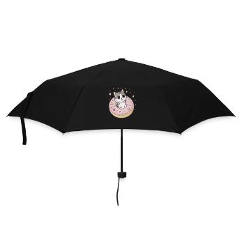 CAT IN THE DONUT - Umbrella (small) - black - Front