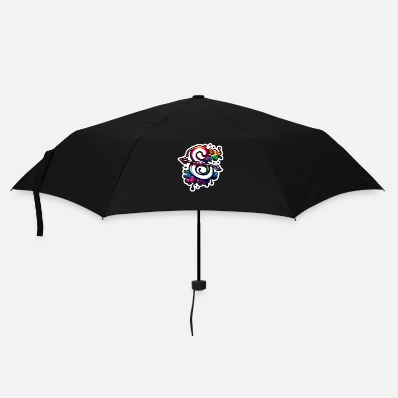 Zodiaque : Sagittaire - Parapluie standard - noir