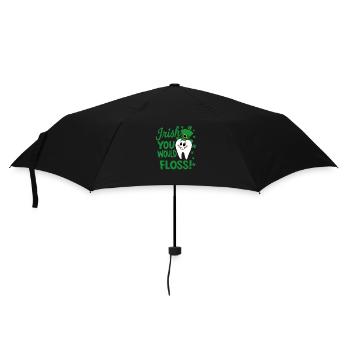 Dental Hygiene Cute Teeth Irish You Would Floss - Umbrella (small) - black - Front