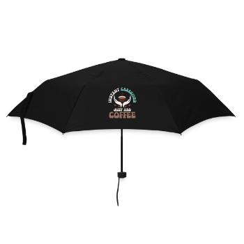 Instant Caregiver Just Add Coffee Carer Caregiving - Regenschirm (klein) - Schwarz - Vorne