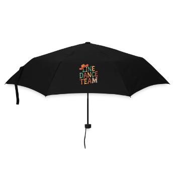 Line Dance Group Team Family Dancing - Umbrella (small) - black - Front