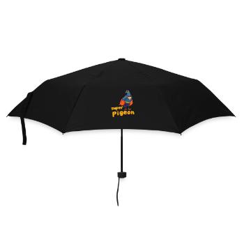Super Taube - Regenschirm (klein) - Schwarz - Vorne