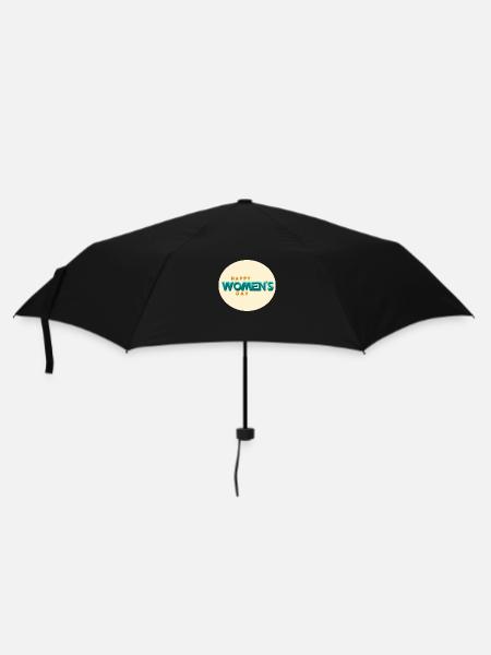 Bonne fête de la femme - Parapluie standard - noir