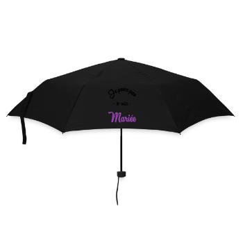 MARIEE - Parapluie standard - noir - Devant