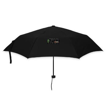 Team Bräutigam Feier Junggesellenabschied - Regenschirm (klein) - Schwarz - Vorne