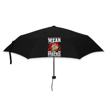 Illustrator Graphic Drawing - Umbrella (small) - black - Front