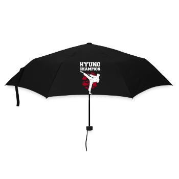 Tangsoodo Kampfkunst, Tang Soo Do Kämpfer Geschenk - Regenschirm (klein) - Schwarz - Vorne